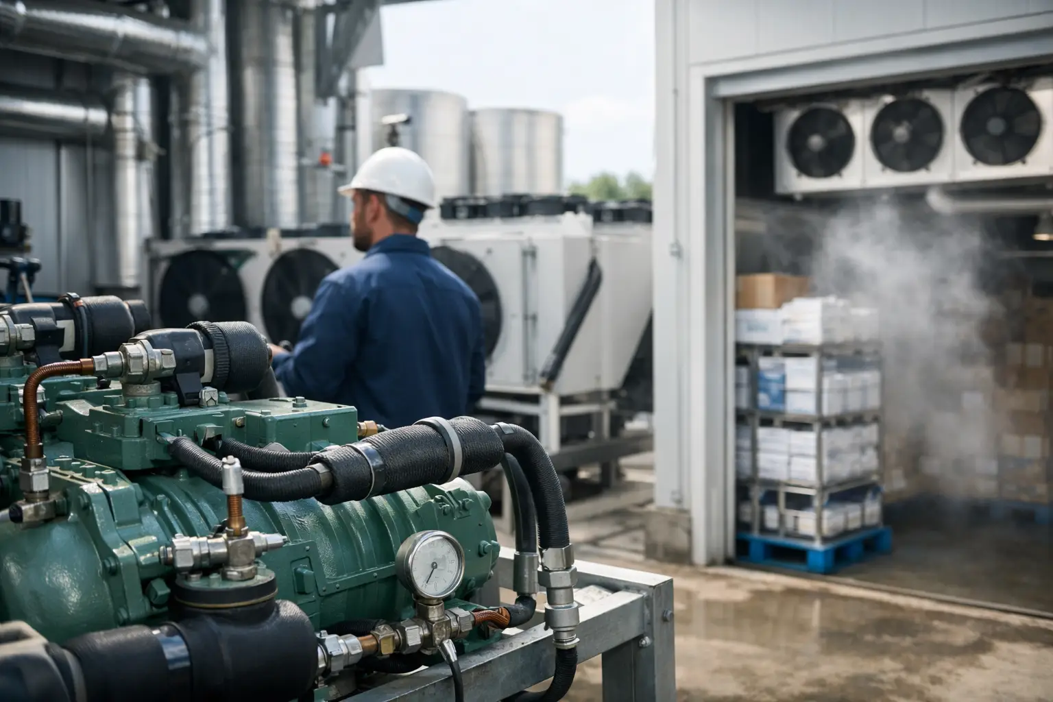 Energieeffiziente Kälteanlage im Gewerbe Energieeffiziente Kälteanlage im Gewerbe